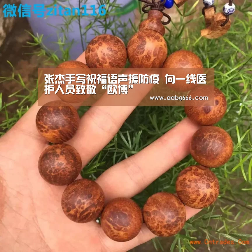 张杰手写祝福语声援防疫 向一线医护人员致敬“欧博”
